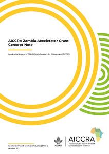 AICCRA Zambia Accelerator Concept Note