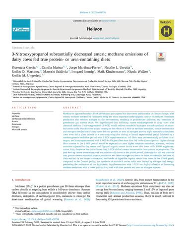 3-Nitrooxypropanol substantially decreased enteric methane emissions of dairy cows fed true protein- or urea-containing diets